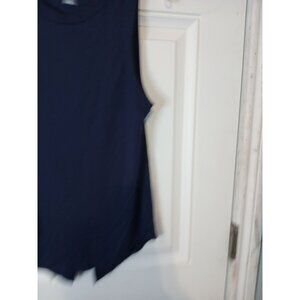Women's OLD NAVY LUXE Navy Blue Tank Shell Top Size M
